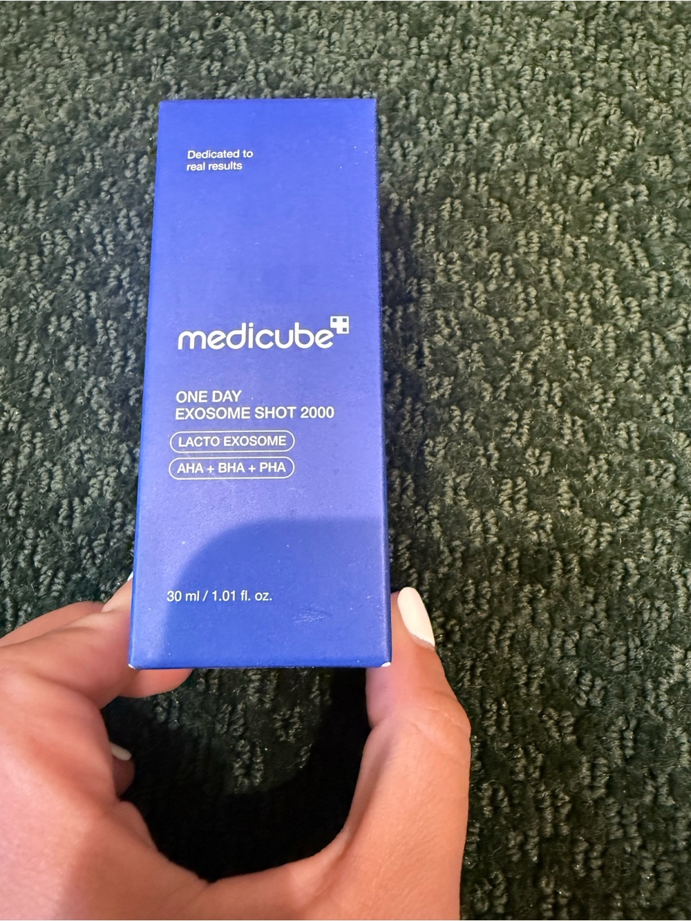 Medicube One Day Exosome Shot 2000 - Blue for Exfoliation & Texture
